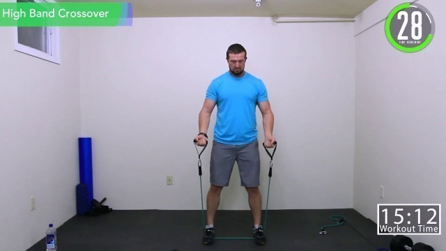 '21 Minute Resistance Band HIIT Strength Workout'