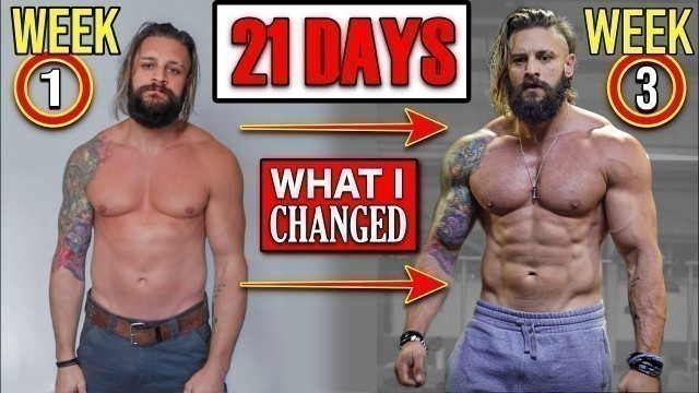 'What I Changed In 3 WEEKS For AMAZING Results | FULL TRAINING BREAKDOWN (Week 2-3 Body Challenge)'