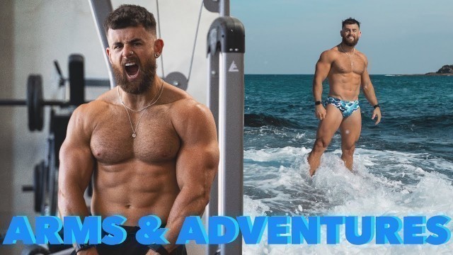 'HUGE ARM WORKOUT (& seaside adventure vlog)'