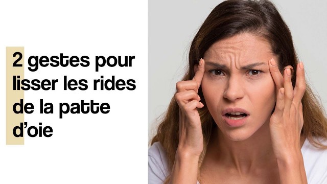 '2 exercices pour lisser les rides de la patte d’oie'