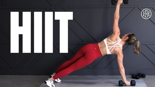 'Total Body LOW IMPACT HIIT Workout with Dumbbells'