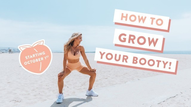 'I’m doing a 31 day BOOTY challenge! | my workouts + nutrition to grow your booty'