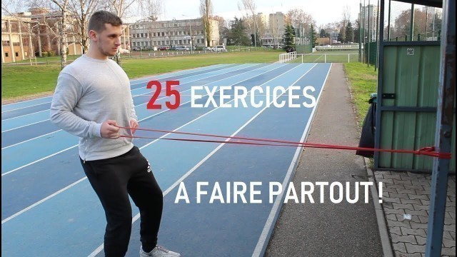 '25 EXERCICES DE MUSCULATION AVEC ÉLASTIQUES'