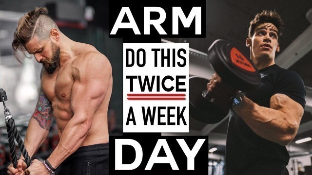 'TWO DAY BICEP & TRICEP Workout | Top Mistakes FIXED! (Lex Fitness, ElliotBFit ARM DAY)'