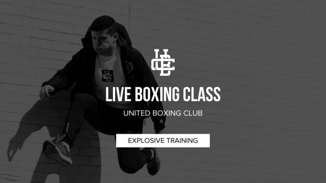 'FITNESS BOXING - Explosive Training - MAY 25th'