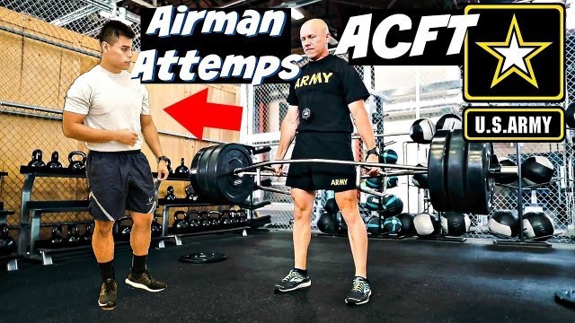 'Air Force Attempts ACFT | Army Combat Fitness Test (Field Test)'