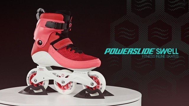 'Powerslide Swell 100 Red Fitness Inline Skates'