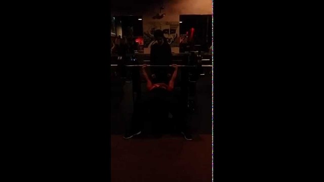 'Sexy beast Bench pressing 245 lbs El Paso TX Rocca Fitness'