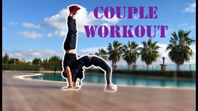 'FITNESS COUPLE MOTIVATION | COUPLE WORKOUT | RELATIONSHIP GOALS'