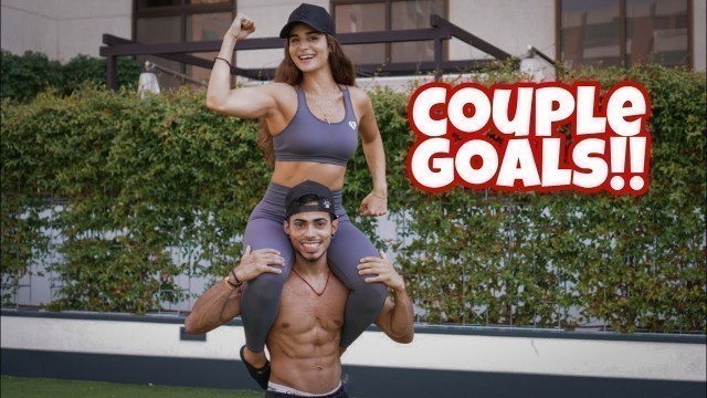 'FITNESS COUPLE WORKOUT MOTIVATION / GOALS'