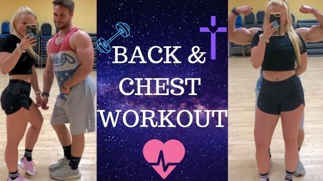 'Couple Goals Workout - Back & Chest Destruction | #christianyoutuber #faith #fitness'