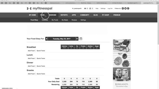 'Copy of MyFitnessPal Submission Tutorial'