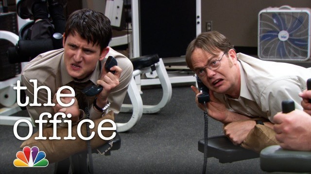 'Dwight vs. Gabe: Jim’s Workout Prank - The Office'