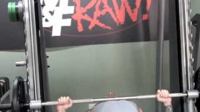 'Smith Machine Bench Press Throw by Jim Stoppani'