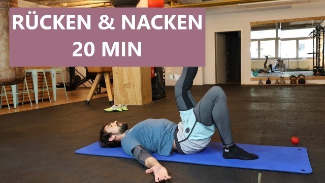 'Workout für Rücken und Nacken - Übungen für zu Hause'