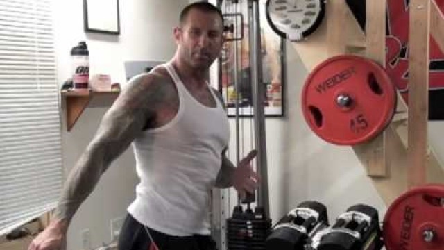 'Behind-the-Back Cable Curl by Jim Stoppani'