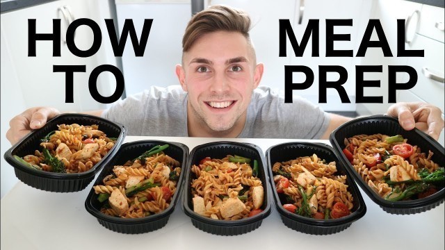 'How To Meal Prep The Easy Way High Protein | Using MyFitnessPal'