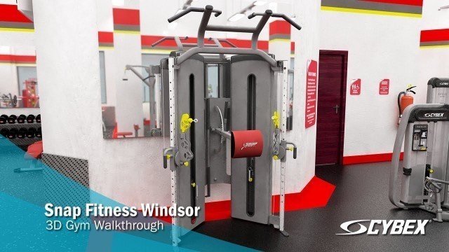 '3D Gym Walkthrough - Snap Fitness Windsor - Cybex'