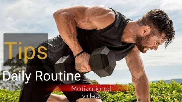 'Chris hemsworth fitness goals | chris hemsworth daily routine workout | Motivational video  | Thor |'