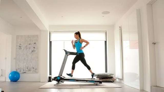 'JTX Slim-Line: Flat-Folding, Compact Treadmill'