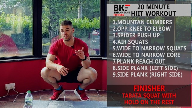 '20 Minute Bodyweight HIIT With Finisher'