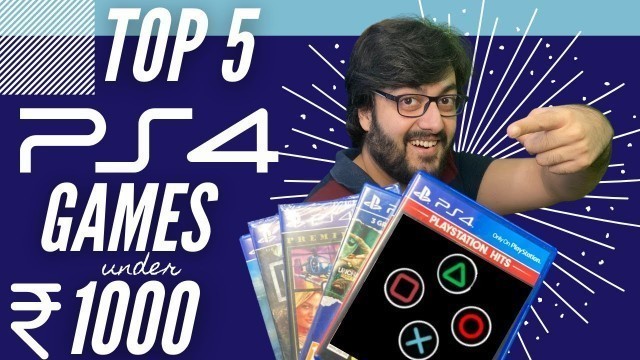 'Top 5 PS4 games under 1000 in 2021'