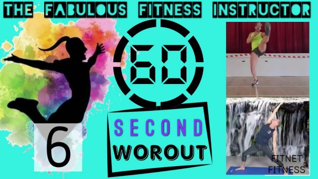 '60 Second Knee lift Workout  // Short Workout  // The Fabulous Fitness Instructor'