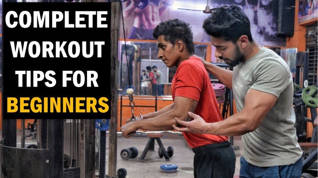 'TOP 5 Gym Workout Tips for Beginners in Hindi'