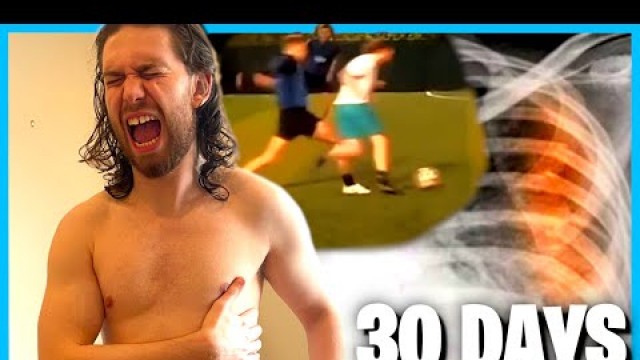 'I BROKE MY RIBS!? I Worked out & ate like CHRIS HEMSWORTH for 30 Days - (Centr app) FINAL WEEK 4'