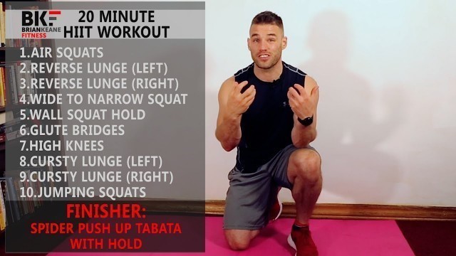 '20 Minute Lower Body HIIT With Finisher'