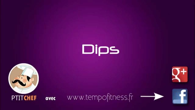 'Tempo Fitness / Ptit Chef - Dips avec chaise'