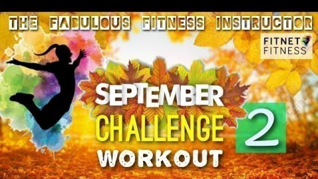 'September Challenge Workout 2 // Legs Workout //  the Fabulous Fitness Instructor'