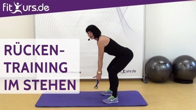 'Rückenübungen im Stehen (5 Min. Rückentraining)'