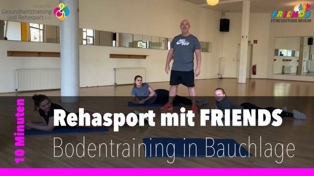 'Rückenschmerzen vermeiden durch Bauch und Rücken Übungen in Bauchlage | Rehasport mit FRIENDS Neheim'