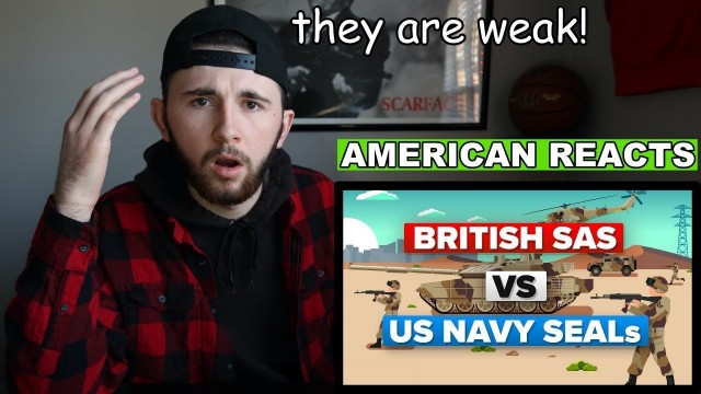 'AMERICAN Reacts to British SAS Soldiers vs US Navy Seals - Military Training Comparison'