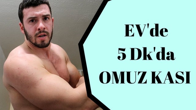 '5 Dakika’da Ev’de EKİPMANSIZ OMUZ KASI YAP !!'