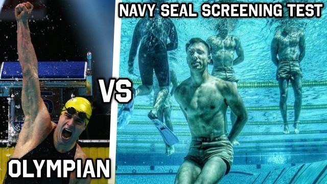 'Olympic Swimmer Attempts the Navy Seal Screening Test'