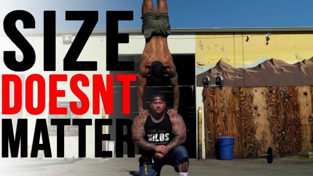 'SIZE DON\'T MATTER! | Michael Vazquez & BIG Boy Calisthenics Workout'