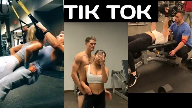 'Romantic Cute Couple Workout At Gym Tik Tok compilation | 2020'