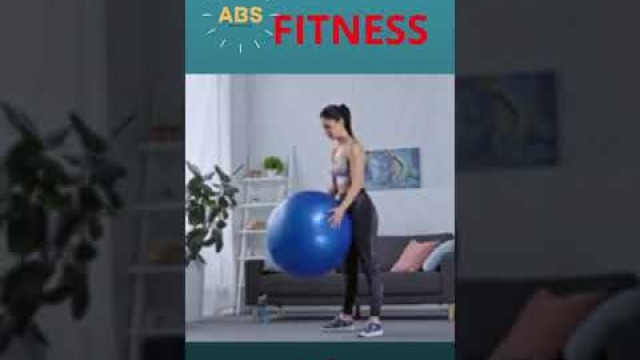 '#SHORTS ABS WORKOUT CHALLENGE ABS FITNESS BLENDER | Anti Burst Gym And Yoga Ball For Exercise'