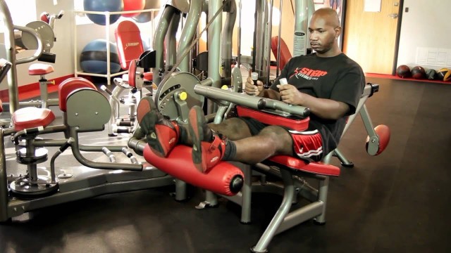 'Seated Leg Curl Machine'